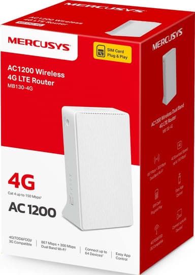 Mercusys MB130-4G LTE reititin
