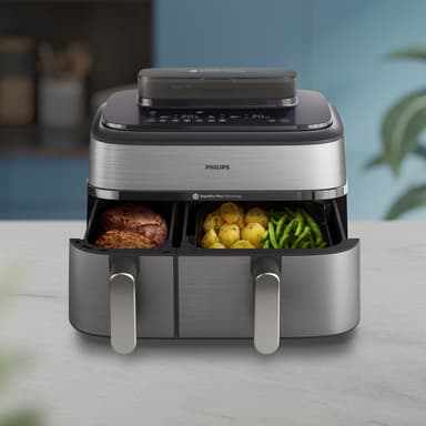 Philips 5000 Series Dual Basket kiertoilmakypsennin NA555/00