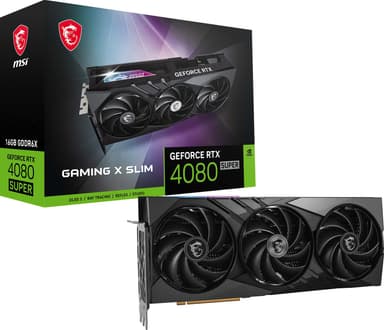 MSI GeForce RTX 4080 SUPER 16G GAMING X SLIM näytönohjain