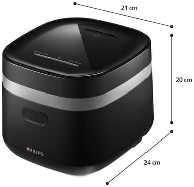 Philips 3000 Series riisikeitin HD3091/80 (musta)
