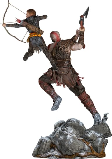 Iron Studios God of War toimintafiguuri (Kratos & Atreus)