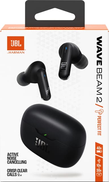 JBL Wave Beam 2 täysin langattomat in-ear kuulokkeet (musta)