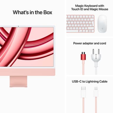 iMac 24" M3 8/10/512 (vaaleanpunainen)