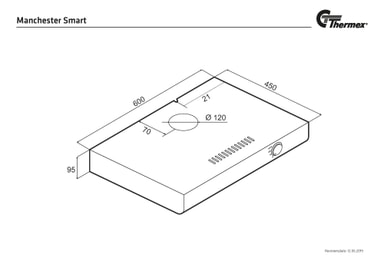THERMEX HOOD 60CM WHITE Gigantti verkkokauppa