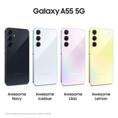 Samsung Galaxy A55 5G älypuhelin 8/256 GB (vaaleansininen)