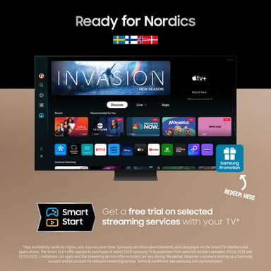 Samsung 85" QN800D 8K Neo QLED Mini LED älytelevisio (2024)