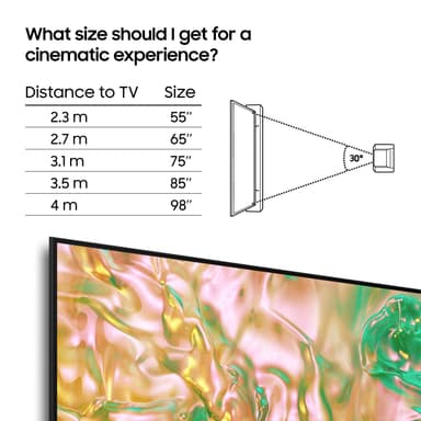 Samsung 85" DU8075 4K älytelevisio (2024)