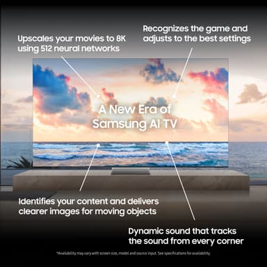 Samsung 85" QN900D 8K Neo QLED Mini LED älytelevisio (2024)