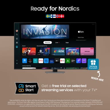 Samsung 85" QN85D 4K Neo QLED Mini LED älytelevisio (2024)