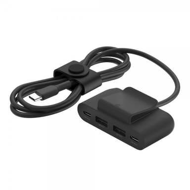 Belkin 4 port USB Power Extender 2xC 2xA 30W Musta