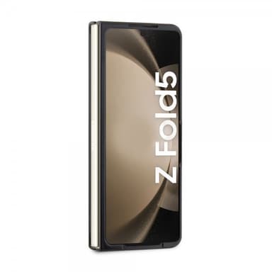 Karl Lagerfeld Samsung Galaxy Z Fold 5 Kuori NFT Karl & Choupette Pin Saffiano Musta