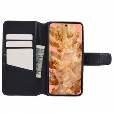 Nordic Covers Google Pixel 8 Kotelo Essential Leather Raven Black