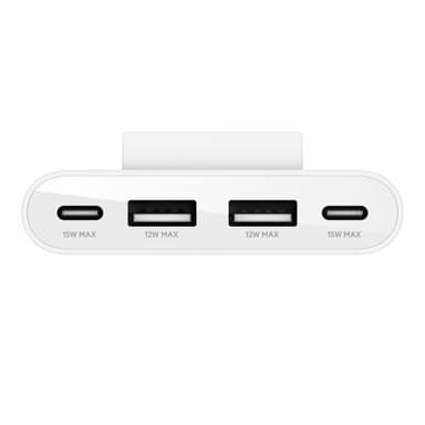 Belkin 4 port USB Power Extender 2xC 2xA 30W White