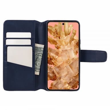 Nordic Covers Google Pixel 8 Kotelo Essential Leather Heron Blue