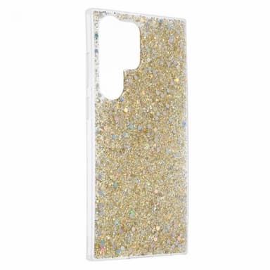 Nordic Covers Samsung Galaxy S23 Ultra Kuori Sparkle Series Citrine Gold
