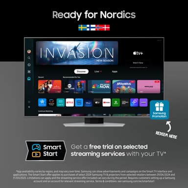 Samsung 50" Q80D 4K QLED älytelevisio (2024)