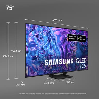 Samsung 75" Q70D 4K QLED älytelevisio (2024)