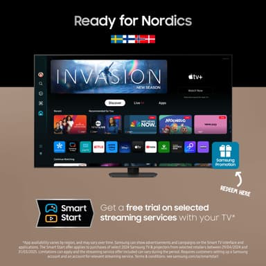 Samsung 75" QN90D 4K Neo QLED Mini LED älytelevisio (2024)