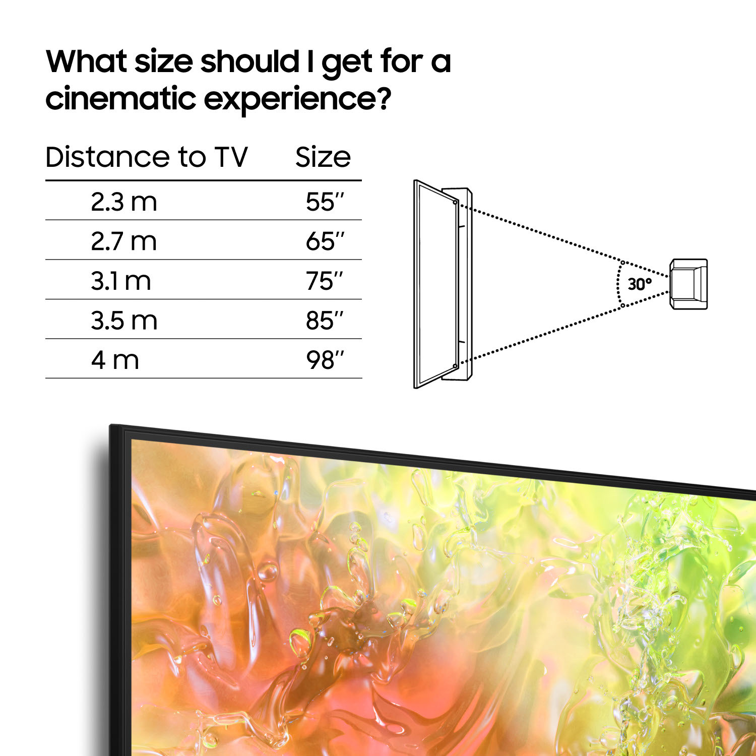 Samsung 70" DU7175 4K älytelevisio (2024)