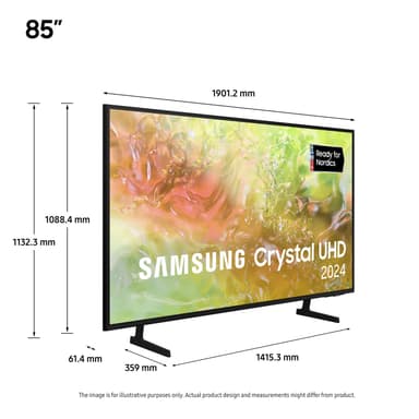 Samsung 85" DU7175 4K älytelevisio (2024)