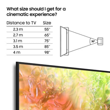 Samsung 85" DU7175 4K älytelevisio (2024)