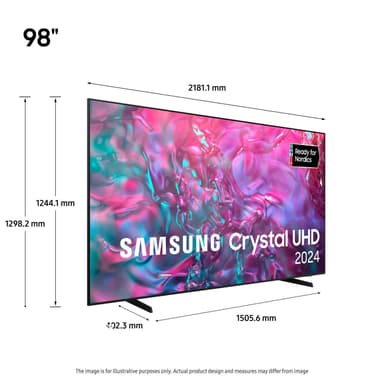 Samsung 98" DU9005 4K älytelevisio (2024)
