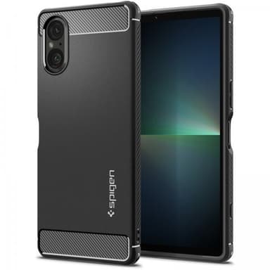Spigen Sony Xperia 5 V Kuori Rugged Armor Matte Black