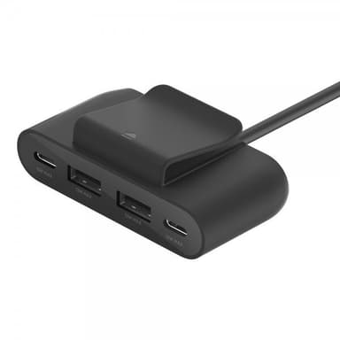Belkin 4 port USB Power Extender 2xC 2xA 30W Musta
