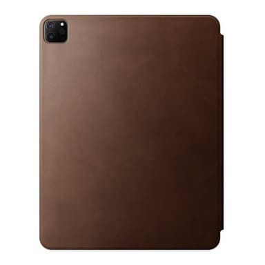 NOMAD iPad Pro 12.9 2021/2022 Kotelo Leather Folio Ruskea