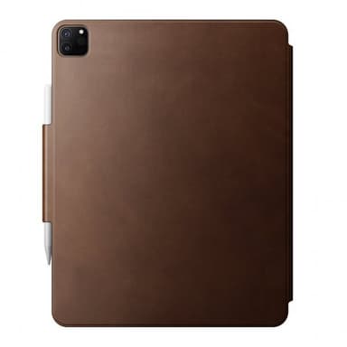 NOMAD iPad Pro 12.9 2021/2022 Kotelo Leather Folio Plus Ruskea
