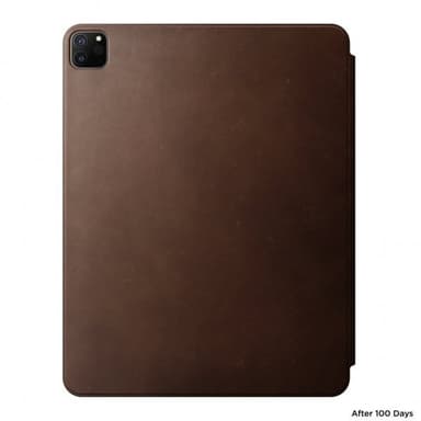 NOMAD iPad Pro 12.9 2021/2022 Kotelo Leather Folio Ruskea