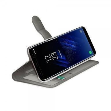 Celly Samsung Galaxy S8 Kotelo Wally Wallet Case Valkoinen