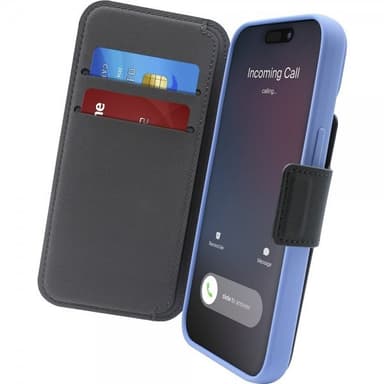 Puro iPhone 12/13/14/15 Pro Max/iPhone 14/15 Plus Kotelo MagSafe Folio Musta