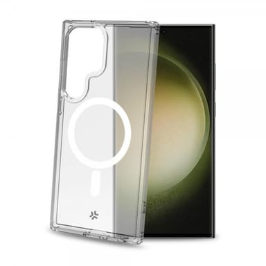 Celly Samsung Galaxy S23 Ultra Kuori GELSKINMAG MagSafe Läpinäkyvä
