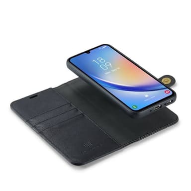 Lompakkokotelo DG-Ming 2i1 Samsung Galaxy A35 - Musta