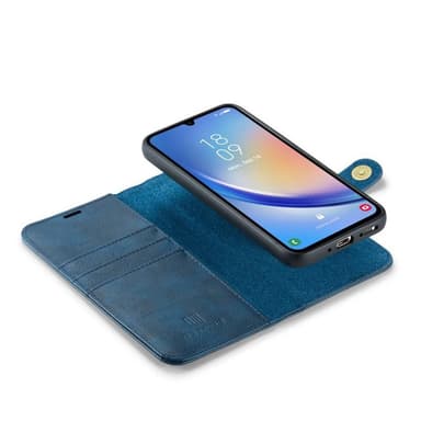 Lompakkokotelo DG-Ming 2i1 Samsung Galaxy A35 - Sininen