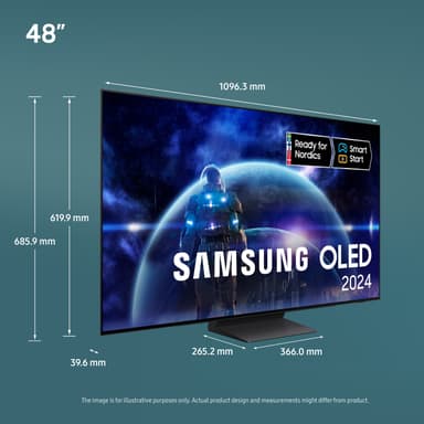 Samsung 48" S90D 4K OLED älytelevisio (2024)