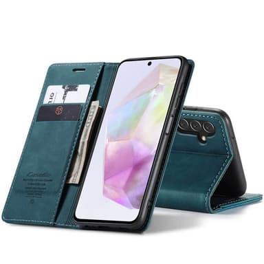 CaseMe FlipCase 013 Samsung Galaxy A35 - Sininen