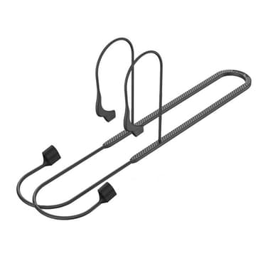 Silikoninauha silmälasien kiinnikkeellä Airpods - Musta