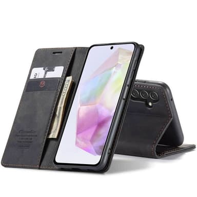 CaseMe FlipCase 013 Samsung Galaxy A35 - Musta