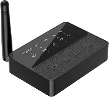 NÖRDIC Bluetooth 5.3 Vastaanotin Lähetin aptX aptX HD kahdelle kuulokkeelle, AUX/RCA