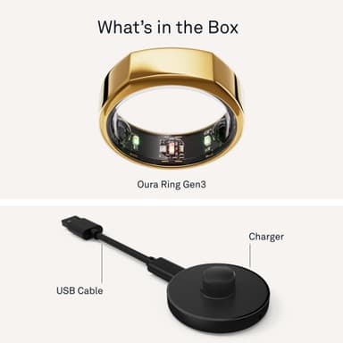 Oura Ring Gen3 Heritage älysormus koko 13 (kulta)