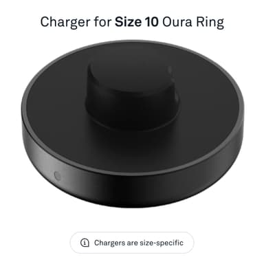 Oura Ring Gen3 laturi (koko 10)