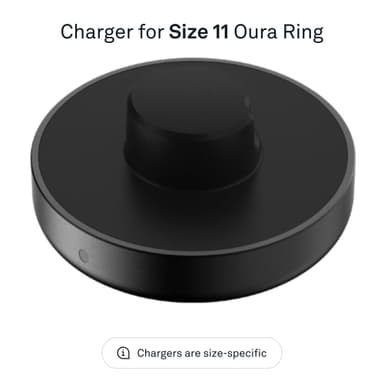 Oura Ring Gen3 laturi (koko 11)