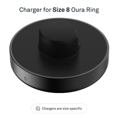 Oura Ring Gen3 laturi (koko 8)