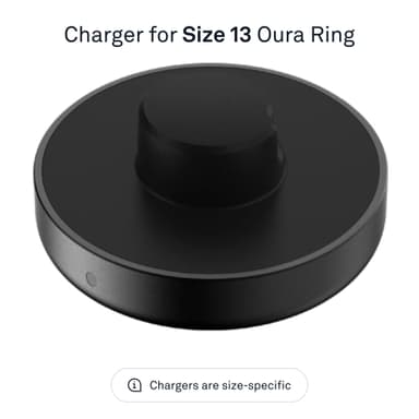 Oura Ring Gen3 laturi (koko 13)