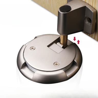 Oven pysäytin vahvalla imukupilla Hopea