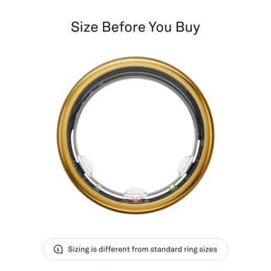 Oura Ring Gen3 Horizon älysormus koko 7 (kulta)