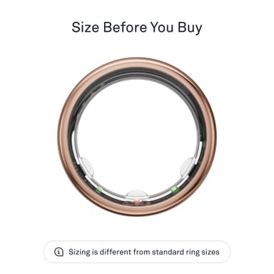 Oura Ring Gen3 Horizon älysormus koko 9 (ruusukulta)