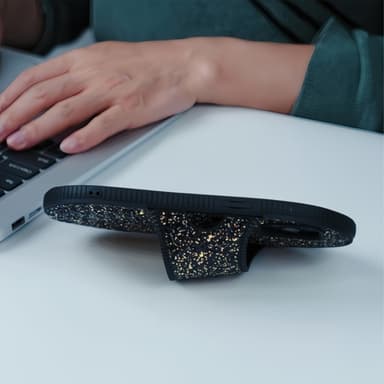 iPhone 15:lle TPU-kuori Tossu-tyyli Tukijalka Antipudotus Puhelinkotelo